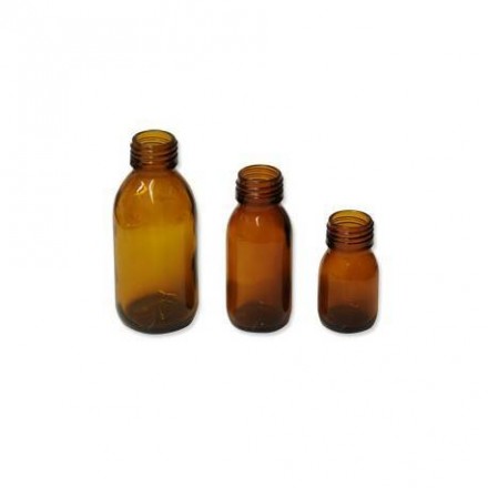 Amber Bottle 125ml DIN28