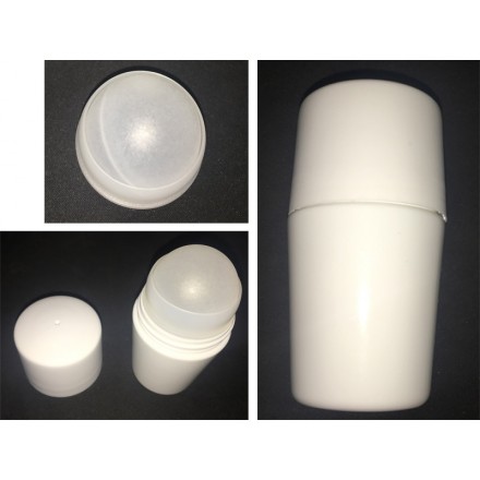 Plastic Roll-On 50ml - White