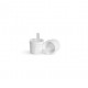 Dropper Cap with Insert DIN18 - WHITE