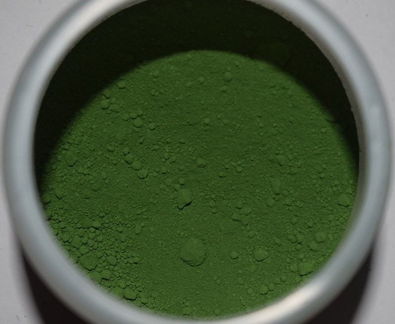 Óxido Pigmento de Cor Verde Cromado