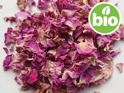 Pétalas de Rosa Damascena BIO