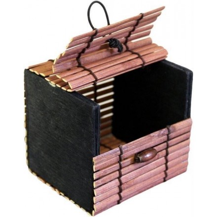 Petite boîte en bambou épais