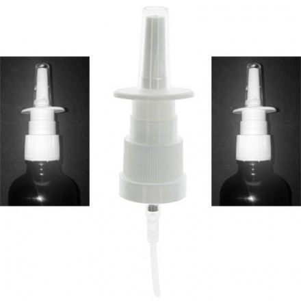 Bouchon spray nasal avec témoin d’inviolabilité et capuchon, filetage DIN18