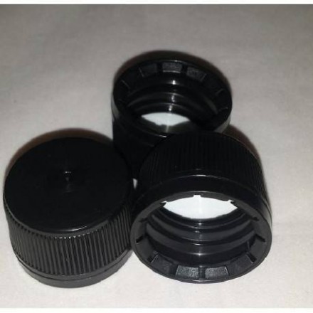 Bouchon avec obturateur pour flacons en verre DIN 28