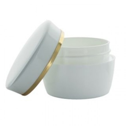 PP-krukke 50ml med gylden ring på låget