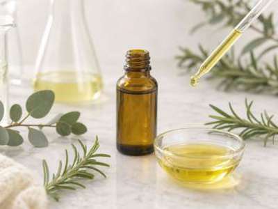 Body massage oil with Silky-Feel Lipid Complex