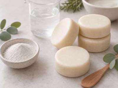 Basic solid shampoo with microfiltered SCI