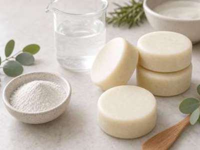 Deep-cleansing solid shampoo with SCS