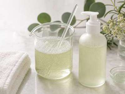 Gentle fragrance-free shower gel with Coco Glucoside