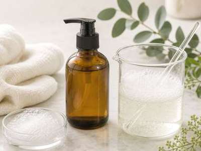 Liquid hand soap with gentle foam