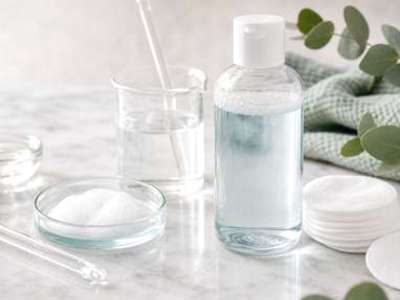Gentle rinse-off two-phase cleanser with SugaNate