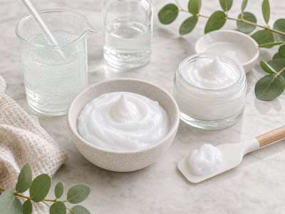Shaving powder with Disodium Cocoyl Glutamate