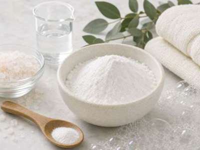 Foaming bath powder with SLSA