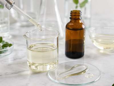 Silky body oil with Isostearyl Isostearate