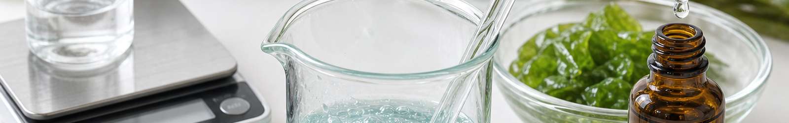 Preparación de sérum gel hidratante con Ulvanean Posidonia